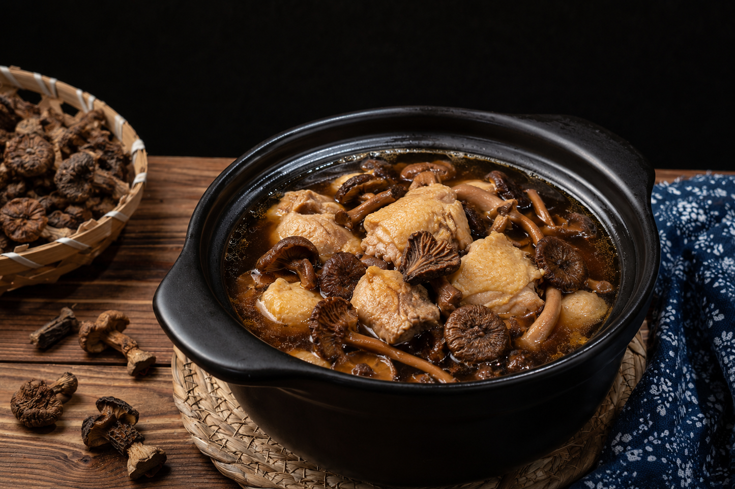 Wild Dried Hazel Mushrooms
